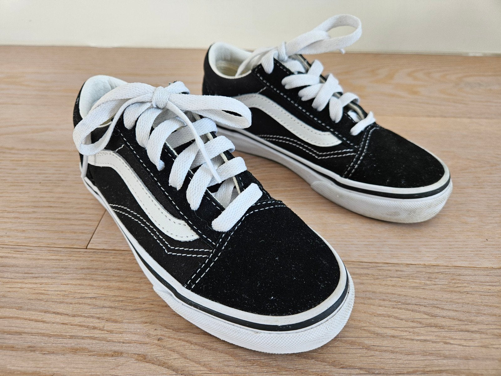 Vans kinderschoenen zwart/wit maat 31 - weinig gedragen, Ophalen, Vans, Jongen of Meisje, Schoenen