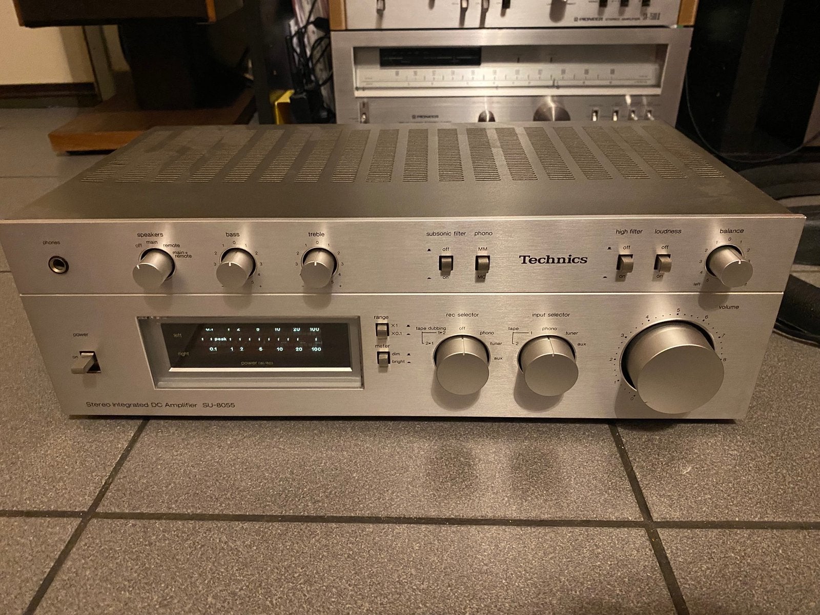 Technics SU-8055 versterker, Ophalen of Verzenden, Zo goed als nieuw, Overige merken, Losse componenten