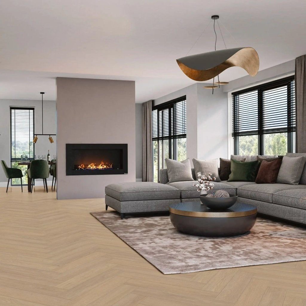 Visgraat PVC vloer €28,57 p/m² | 14 kleuren | Vivafloors, Kunststof, 50 tot 150 cm, Nieuw, 10 m² of meer