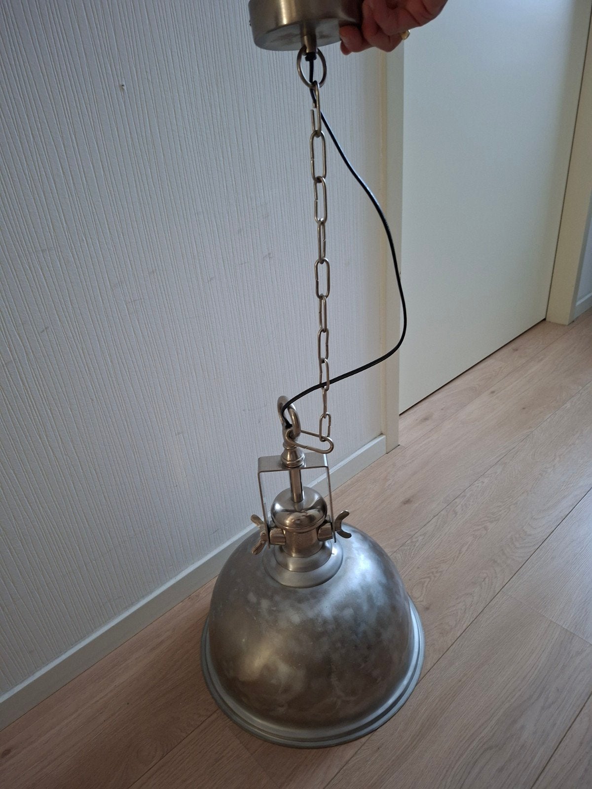 industriële hanglamp vintage  NIEUW 2STUKS, Ophalen of Verzenden