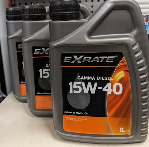 Motor olie Mineral Exrate 15W - 40 (4 x 1 liter), Ophalen of Verzenden