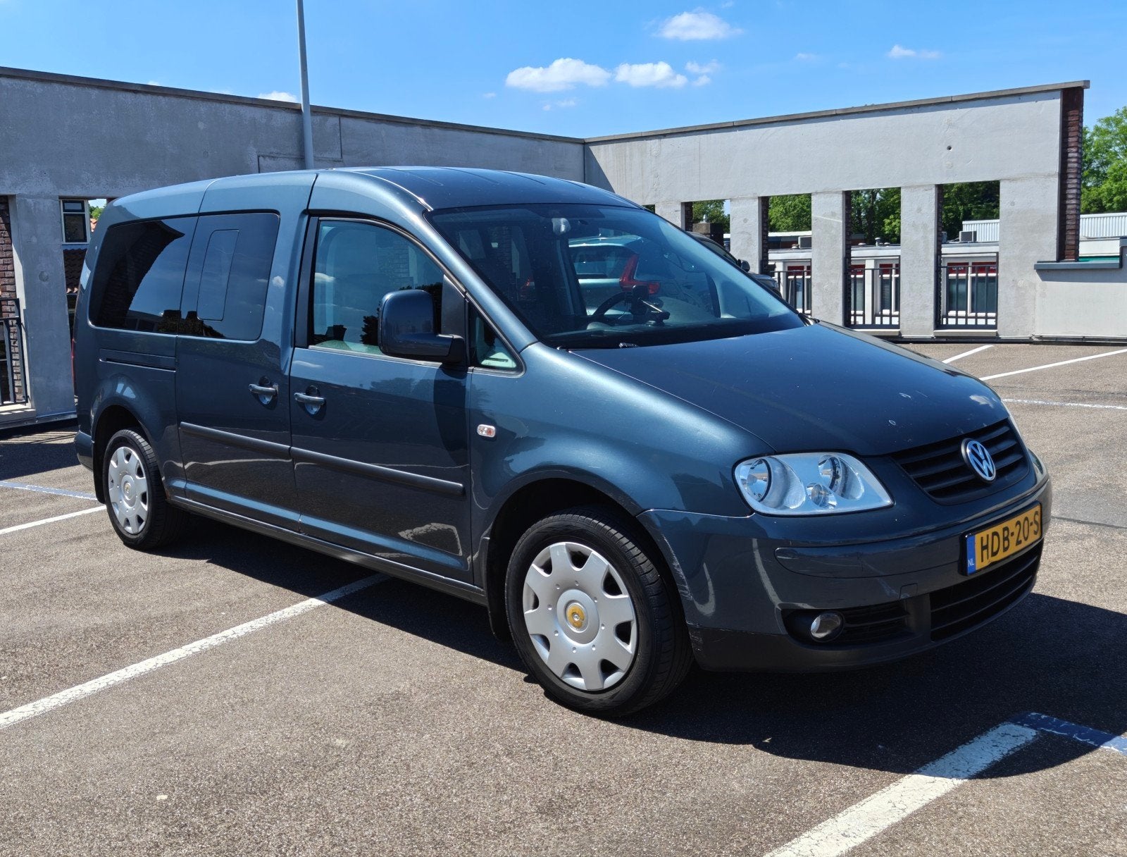 Caddy Maxi benzine 7 personen 2008, Lage KM!, Auto's, Volkswagen, Handgeschakeld, Particulier, Onderhoudsboekje, Caddy Maxi
