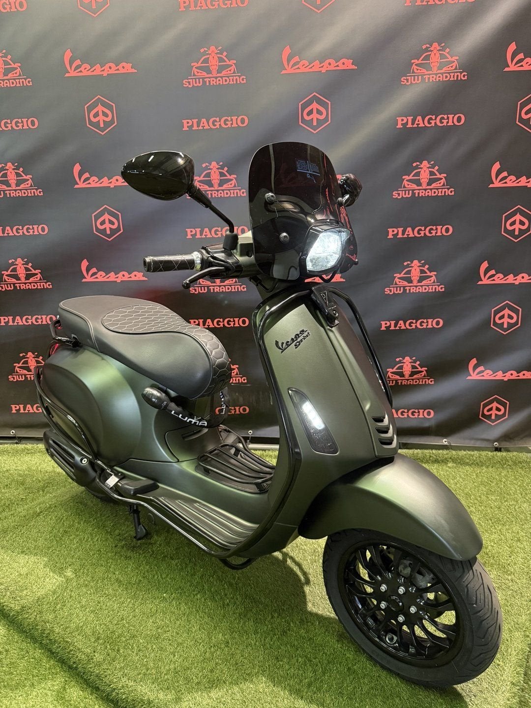 Vespa Sprint 2018 Brom! Candy Cobra Green / RS Zadel / Garan, -, -, Ophalen of Verzenden, -