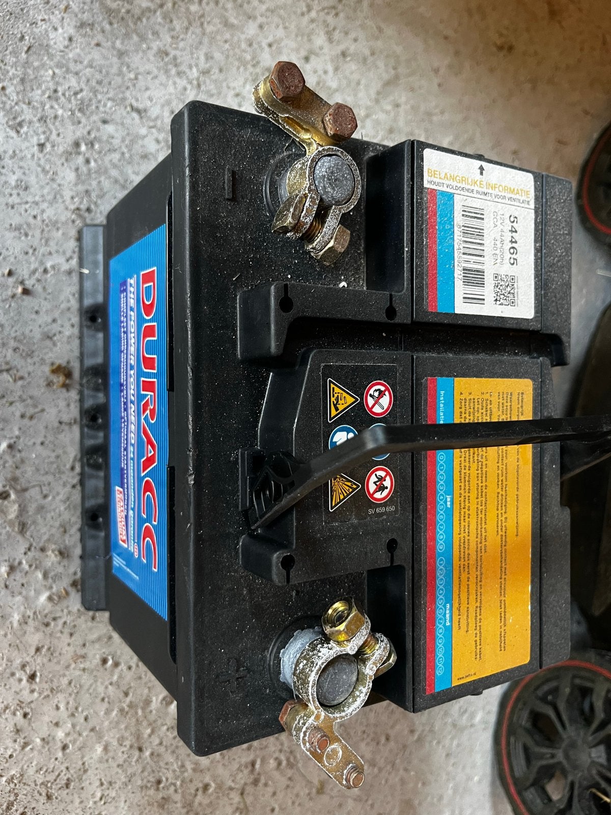 Nieuwe Duracc auto accu 12V 44Ah (20h) 440 EN, Ophalen, Nieuw, Universele onderdelen