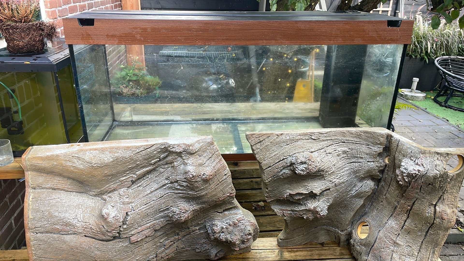 Jewel aquarium 120/55, Ophalen, Gebruikt, Leeg aquarium, Inclusief deksel