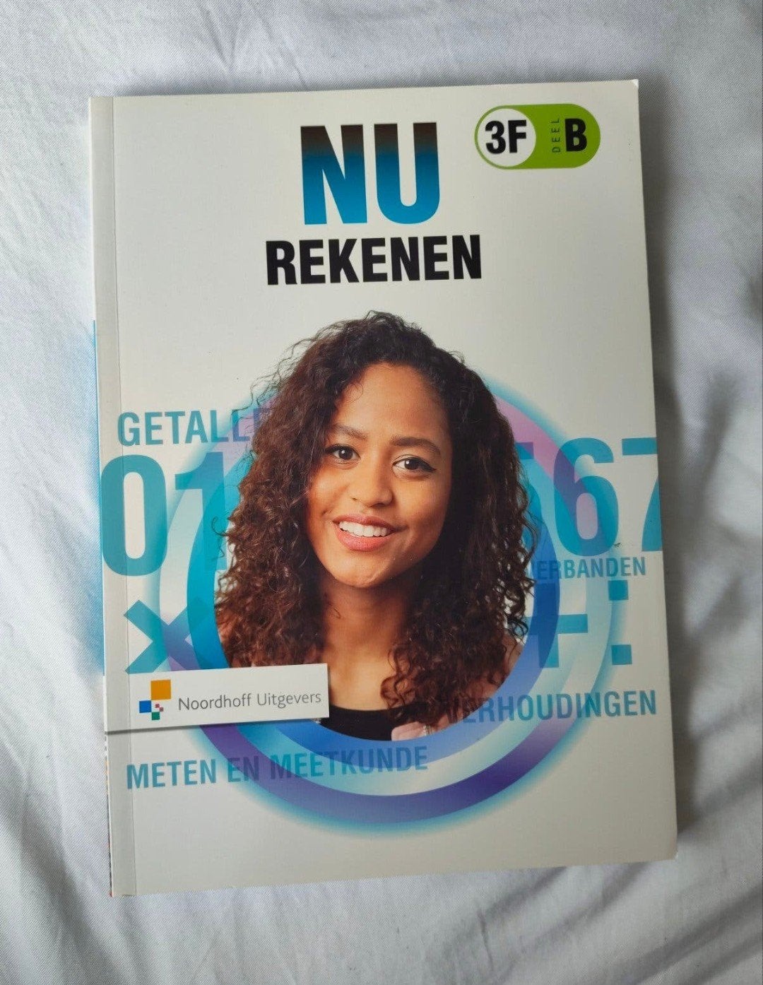 NU Rekenen 3F B - Getallen, Verbanden, Verhoudingen, Meten, VWO, Wiskunde A, Ophalen of Verzenden, Zo goed als nieuw