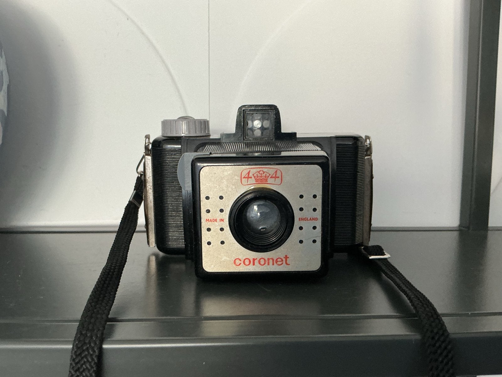 Vintage Coronet 4-4 Camera - Made in England, Ophalen of Verzenden, Gebruikt, Compact, Overige Merken