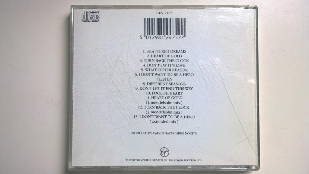 Johnny Hates Jazz - Turn Back The Clock, Ophalen of Verzenden, Zo goed als nieuw