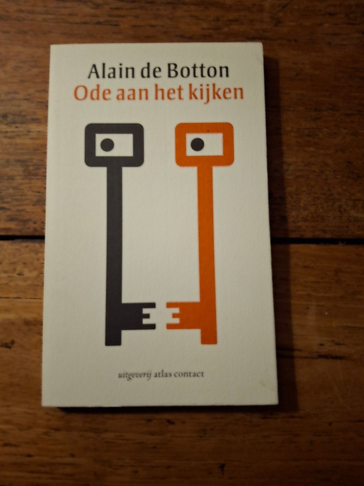 Alain de Botton - Ode aan het kijken, Ophalen of Verzenden, Zo goed als nieuw, Alain de Botton