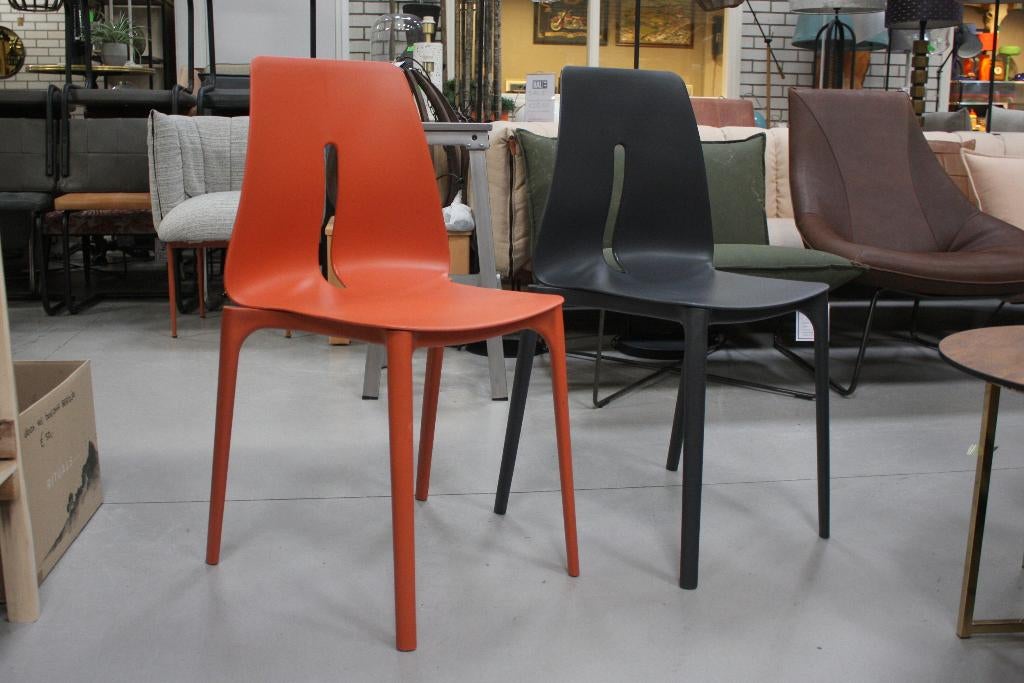 Nieuwe tuinstoelen kunststof modern terras horeca stapelbaar, Tuin en Terras, Tuinmeubel-accessoires, Ophalen, Nieuw