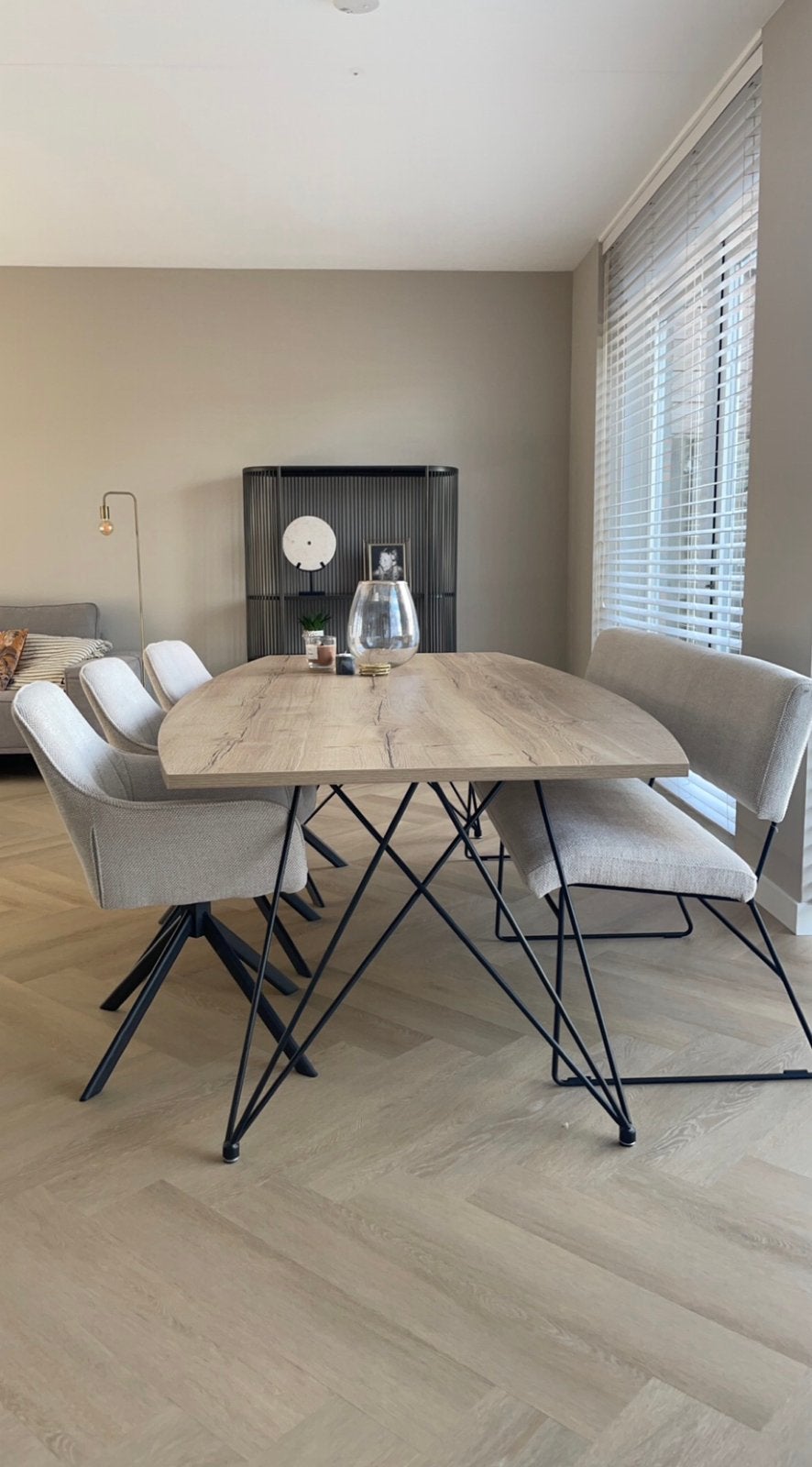 3 Eetkamerstoelen en 1 eetbank, Huis en Inrichting, Ophalen, Overige materialen, Gebruikt, Overige kleuren