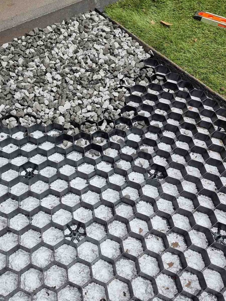 Grindmatten/ grindroosters/ splitplaten -> EUROGRAVEL PLUS, Tuin en Terras, Overige materialen, Verzenden, Zwart, Overige typen