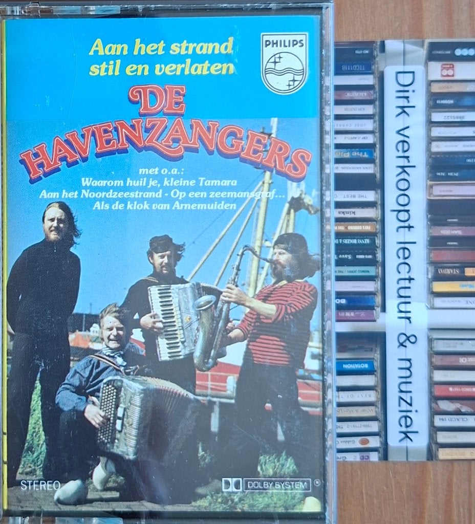 De Havenzangers; Aan het strand stil en verlaten (NL, 1977), Cd's en Dvd's, Cassettebandjes, 1 bandje, Ophalen of Verzenden, Zo goed als nieuw
