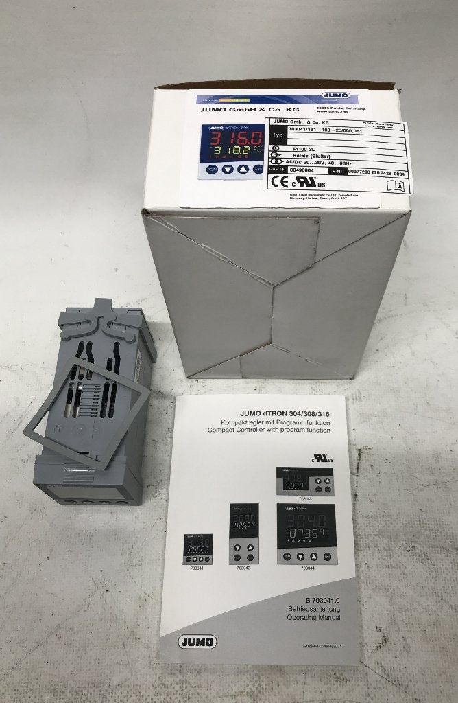 Temperatuur controller, Jumo, D-tron 316, 2 stuks, Hobby en Vrije tijd, Ophalen of Verzenden, Nieuw