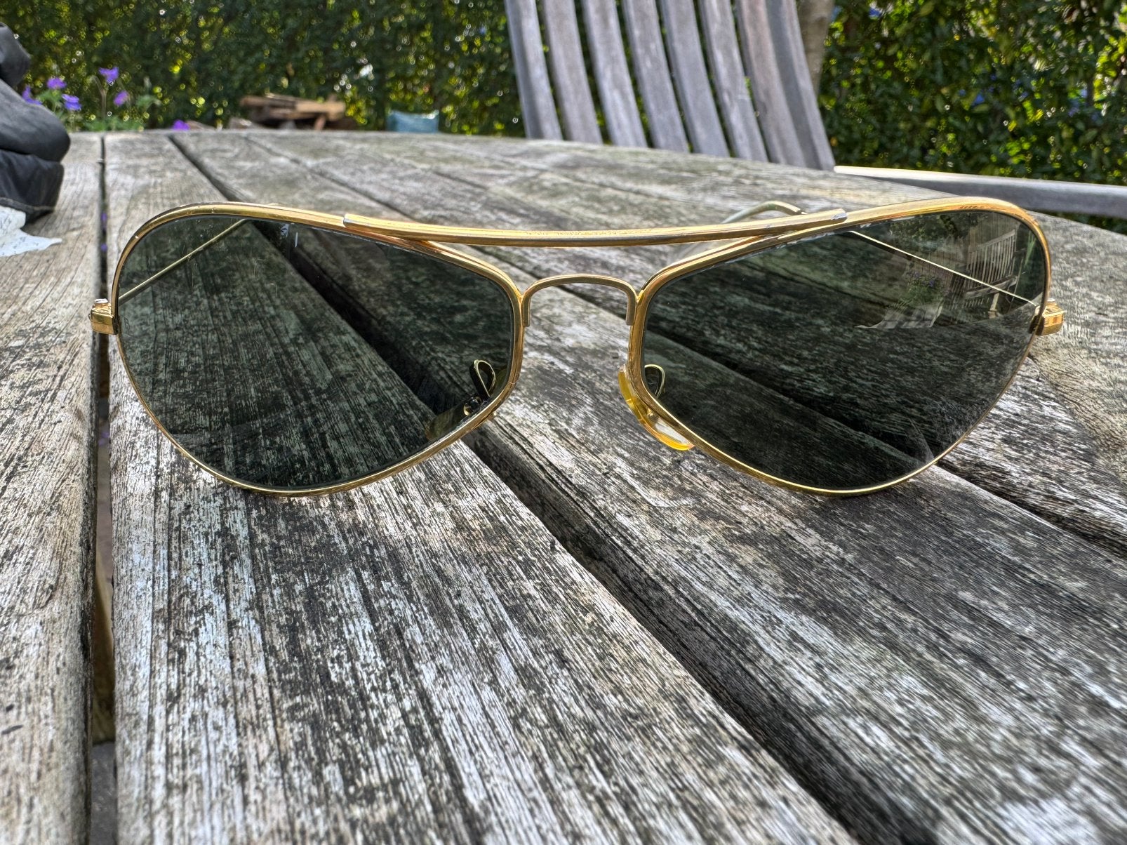 Ray Ban - Bausch&Lomb zonnebril, Gebruikt, Zonnebril, Overige kleuren, Verzenden
