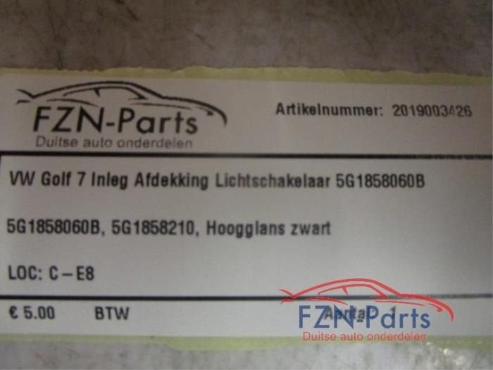 Licht Schakelaar Volkswagen Golf (22744737), Ophalen of Verzenden, Gebruikt
