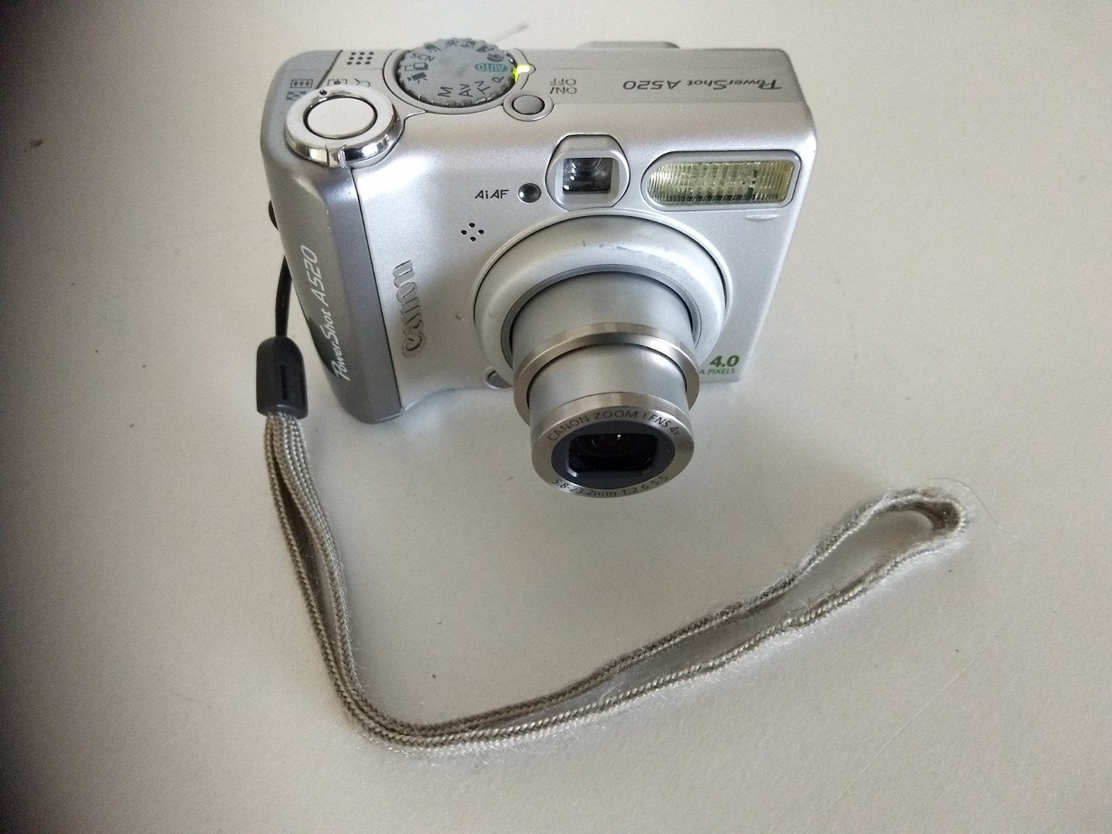 Goede Canon Powershot A520, Ophalen, Canon, 4 megapixels, Zo goed als nieuw