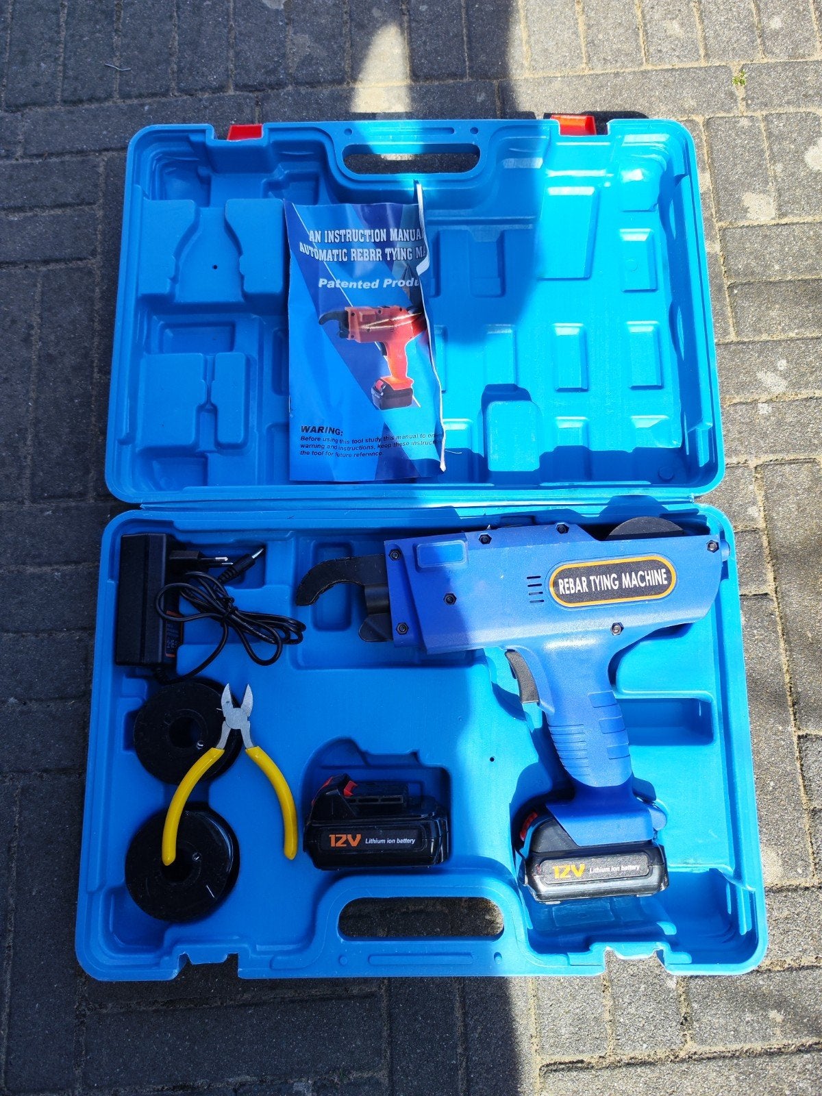 Vlechtmachine betonijzer rebar tying incl 45 rollen, Doe-het-zelf en Verbouw, Ophalen of Verzenden