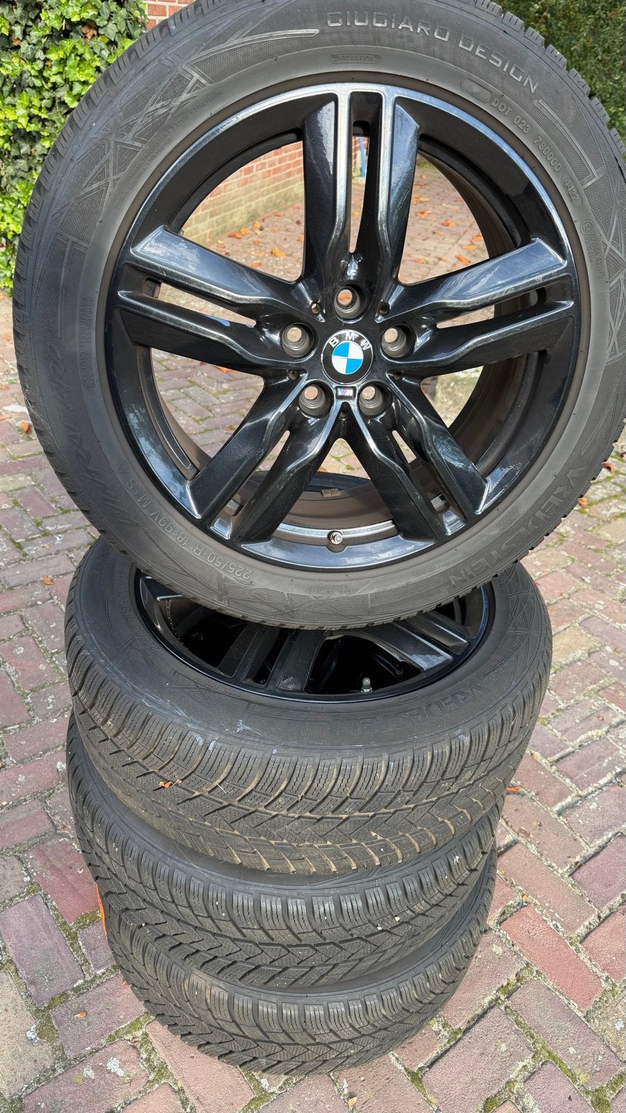 Winterset BMW X1 F48 X2 F39 225/50-18 met TMPS, Auto-onderdelen, Ophalen, 18 inch, Gebruikt, Banden en Velgen