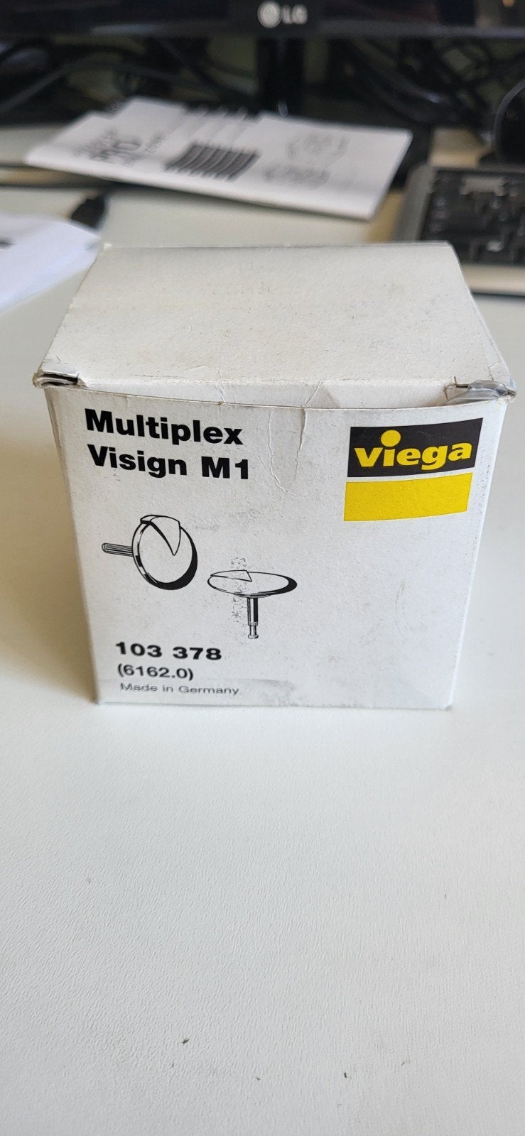 Viega Multiplex Visign M1 Badstop - Nieuw in doos 103378, Ophalen of Verzenden, Nieuw, Chroom, Bad