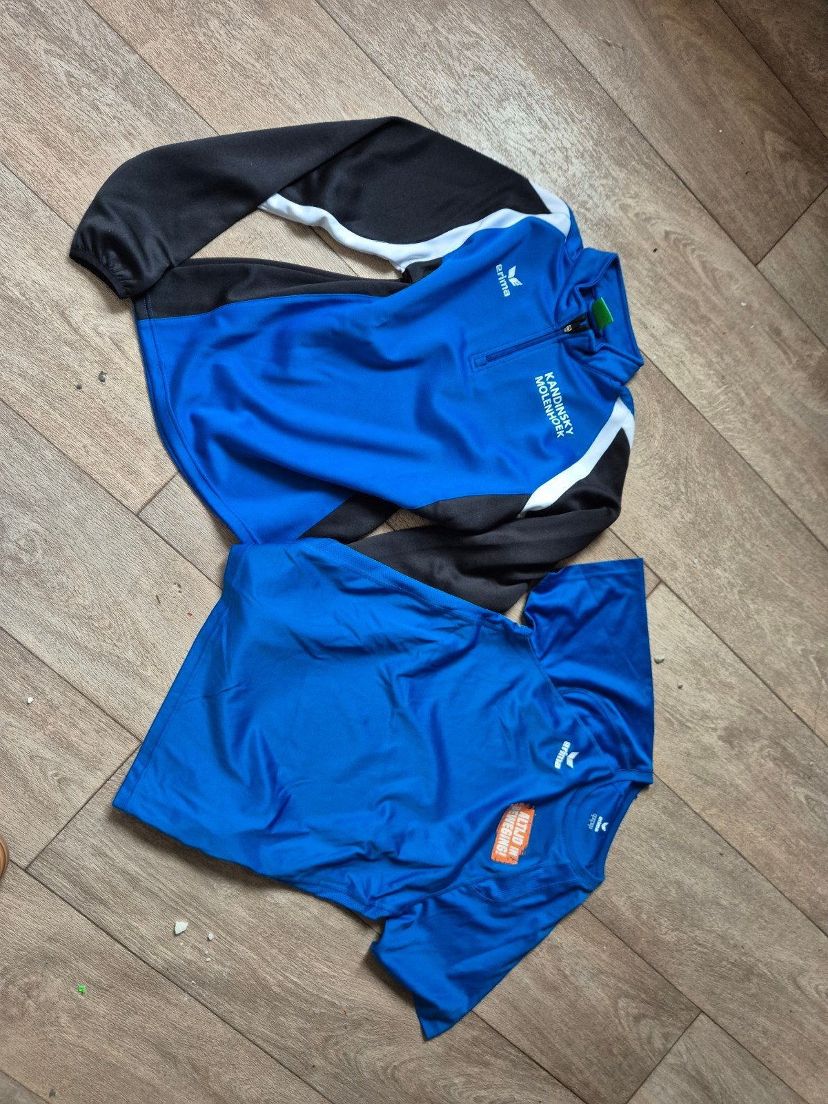 kandinsky molenhoek shirt + trui, Ophalen, Erima, Blauw, Zo goed als nieuw