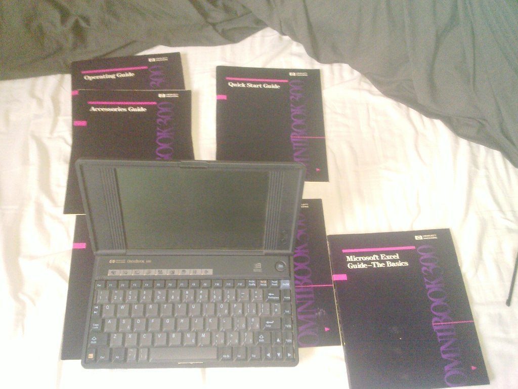 HP OmniBook 300 retro vintage DOS laptop, Ophalen