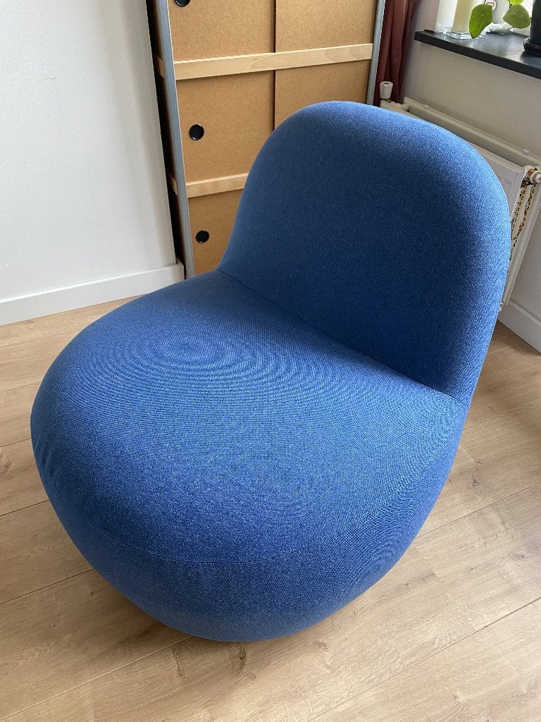 Ikea Draai relax fauteuil LILLESÄTER Gunnared donkerblauw, Huis en Inrichting, Fauteuils, Ophalen, Nieuw, 75 tot 100 cm, 50 tot 75 cm