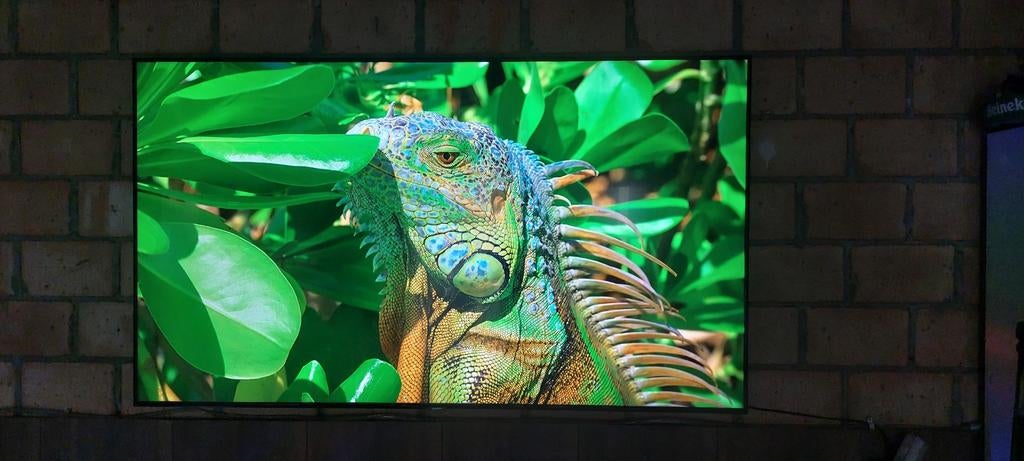 Samsung 65" inch Qled tv, Ophalen, QLED, Zo goed als nieuw, 100 Hz