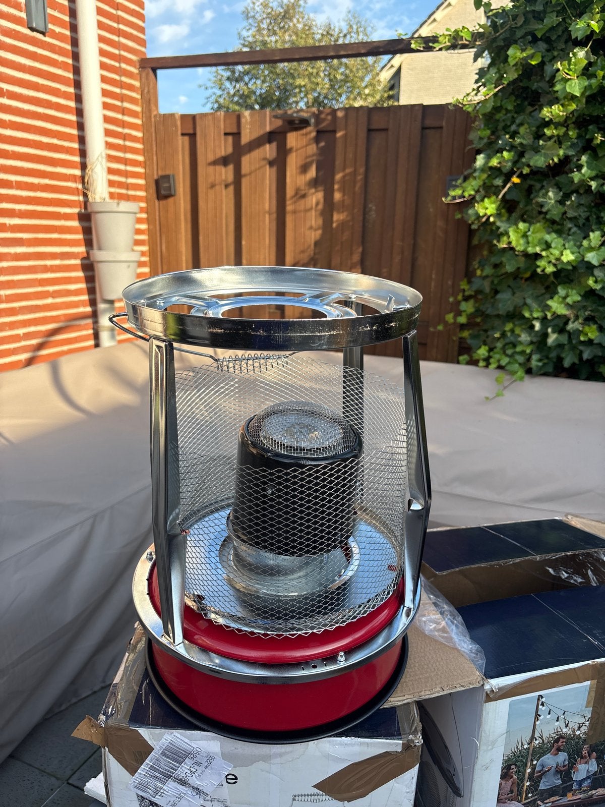 Peren kerosine heater - 2 stuks beschikbaar, Tuin en Terras, Ophalen of Verzenden, Zo goed als nieuw