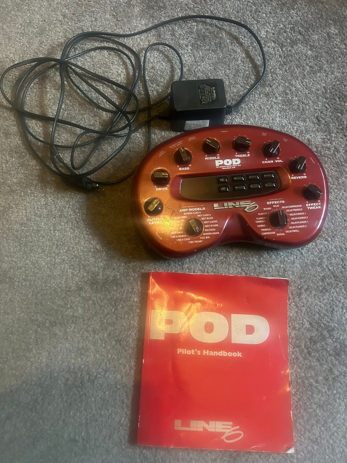 Line 6 POD 2 incl. Voeding en manual, Ophalen of Verzenden, Gebruikt