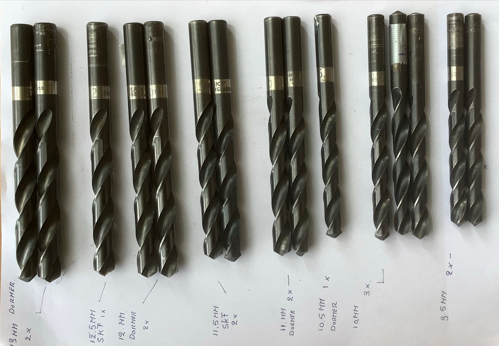 Staalboren HSS - Diverse Maten (30 stuks), Ophalen of Verzenden, Nieuw, Overige typen