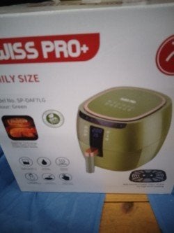 SwissPro+ Airfryer - 7 Ltr. inhoud - Nieuw in doos, Witgoed en Apparatuur, Airfryers, Ophalen of Verzenden, Nieuw, Airfryer