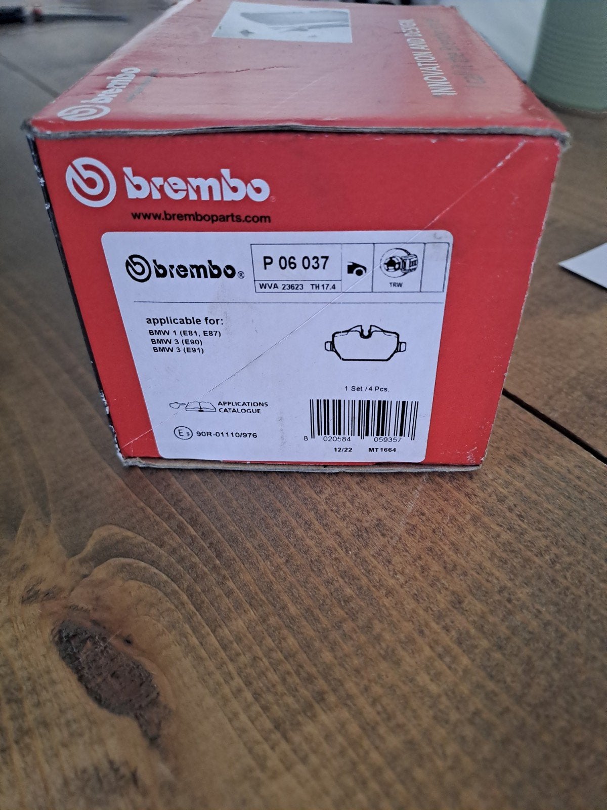 Brembo Remblokken voor BMW 1 (E81, E87) en BMW 3 (E90, E91), Ophalen, Nieuw, BMW
