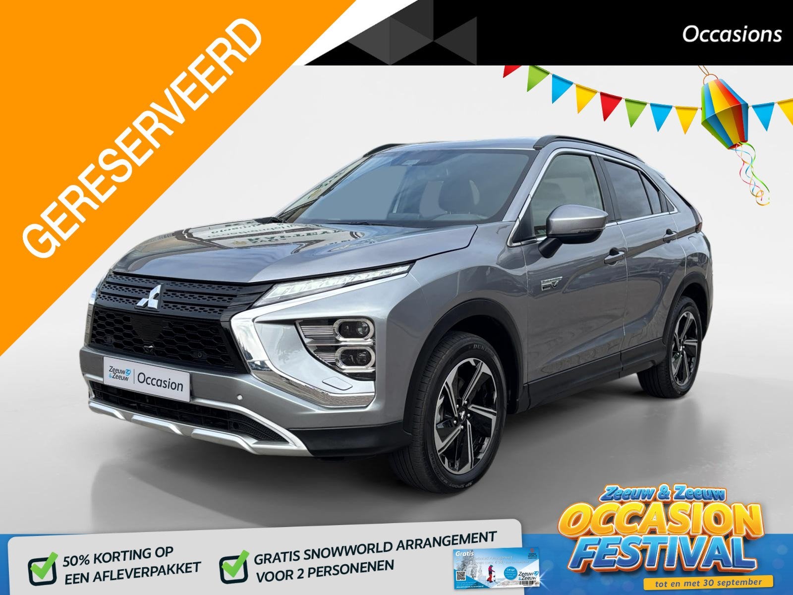 Mitsubishi Eclipse Cross 2.4 PHEV Intense+ | Carplay | Camer, Auto's, Automaat, 14 kWh, 4 cilinders, Bedrijf