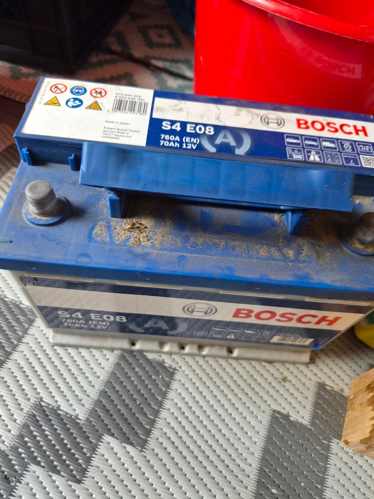 Bosch S4 E08 Start-Stop Accu 760A 70Ah (2024), Ophalen of Verzenden, Gebruikt