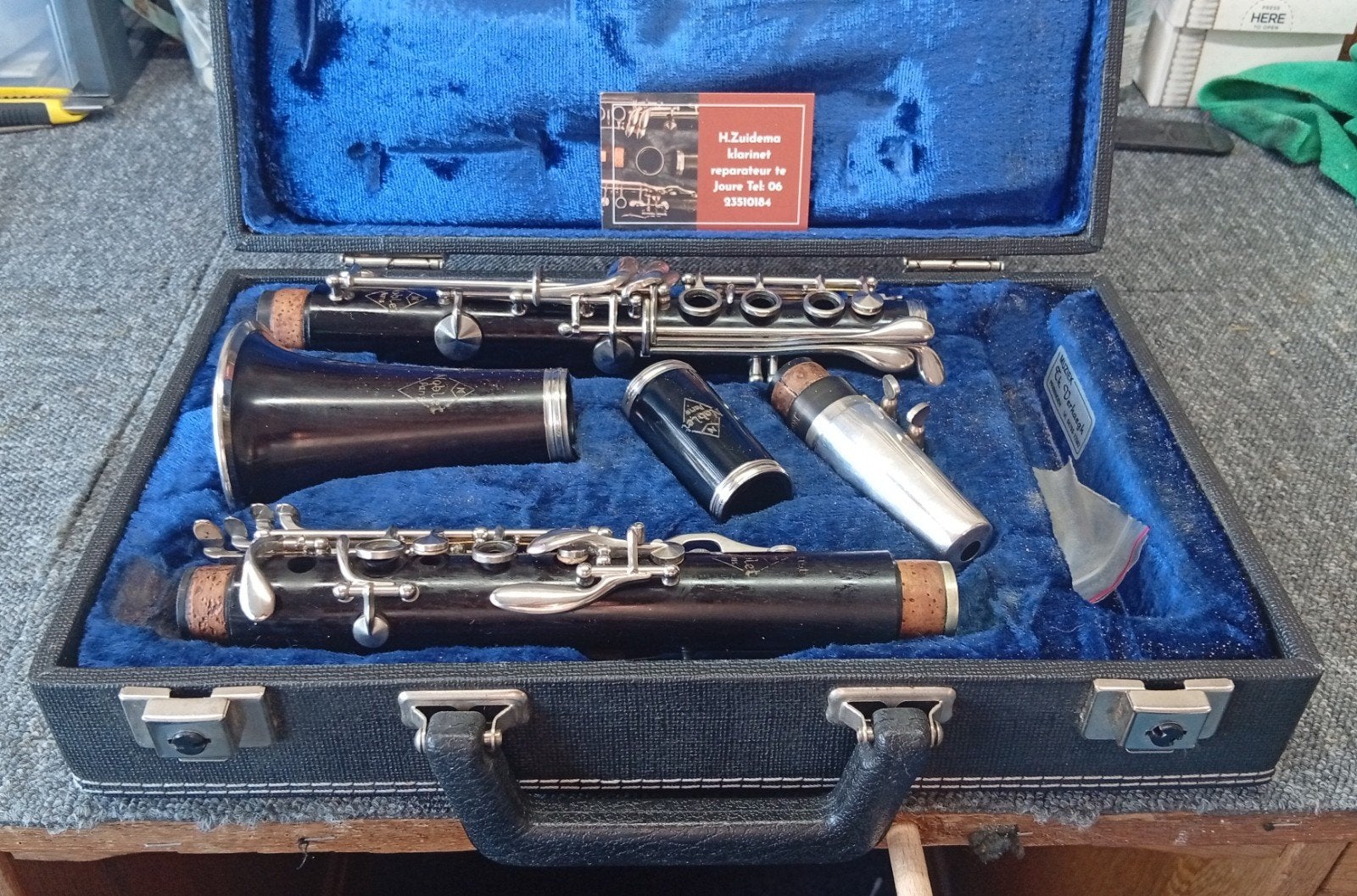 Klarinet Atelier: Fijne Noblet Artist Bb Klarinet., Muziek en Instrumenten, Bes-klarinet, Ophalen of Verzenden, Zo goed als nieuw