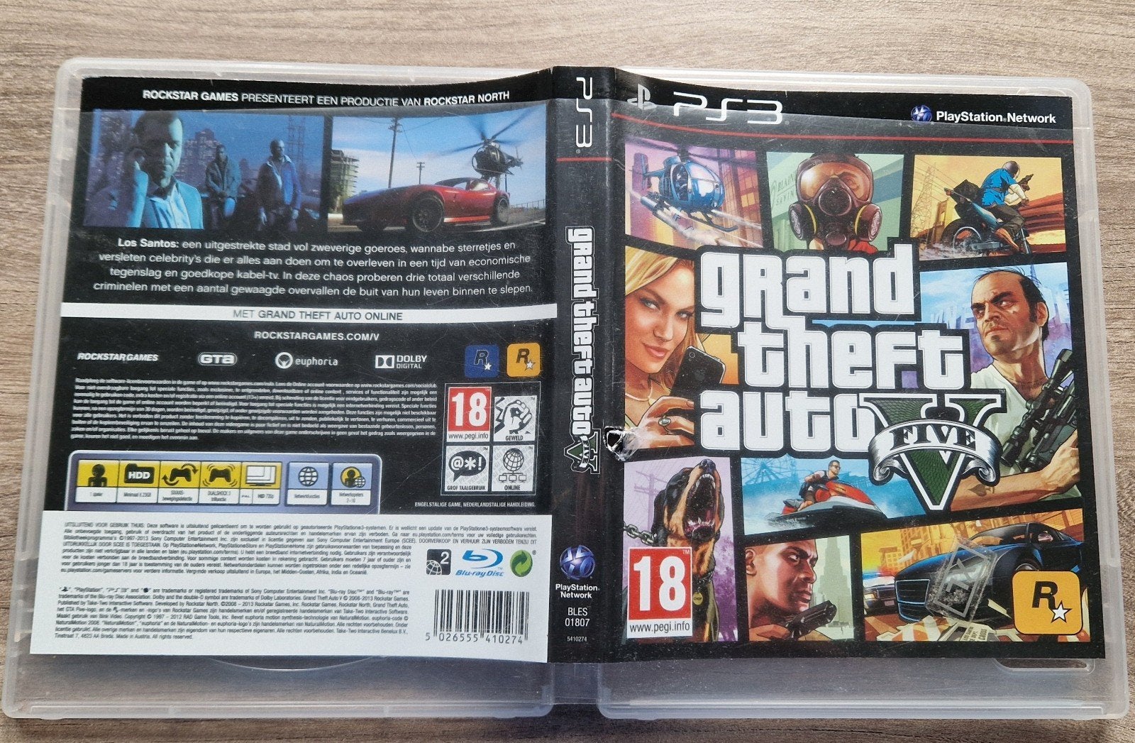 Grand Theft Auto V (GTA 5) voor PlayStation 3, Spelcomputers en Games, Avontuur en Actie, Online, Vanaf 18 jaar, Ophalen of Verzenden