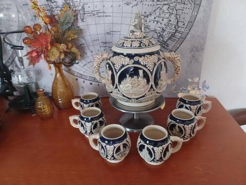Prachtige Vintage Marzi & Remy Keramische Bowlset, Verzenden