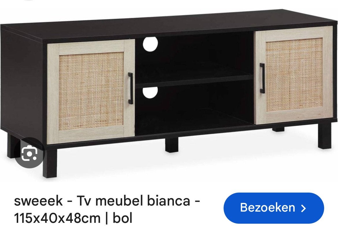 Nieuw in doos tv meubel van merk SWEEEK, Ophalen of Verzenden, Zo goed als nieuw, 25 tot 50 cm, Minder dan 100 cm