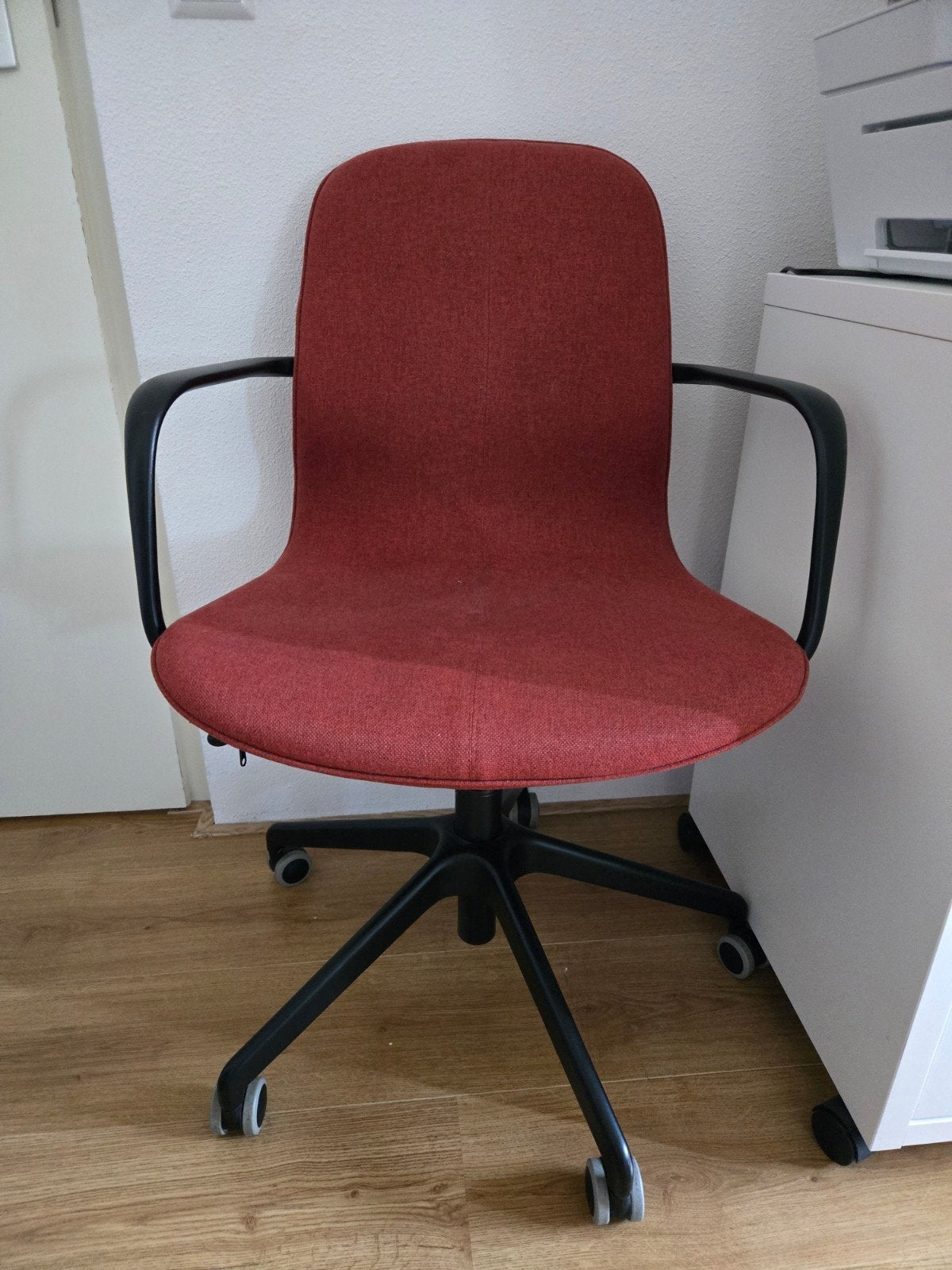 Bureaustoel - Zo goed als nieuw, Ophalen of Verzenden, Zo goed als nieuw, Rood, Bureaustoel