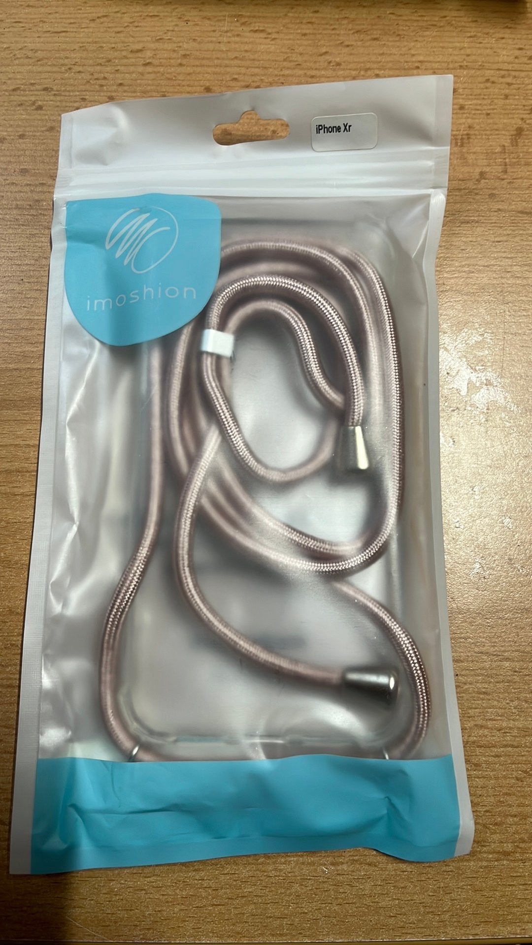 Telefoonhoesje rose goud met koord iphone Xr, Ophalen of Verzenden, Nieuw, Bescherming, Apple