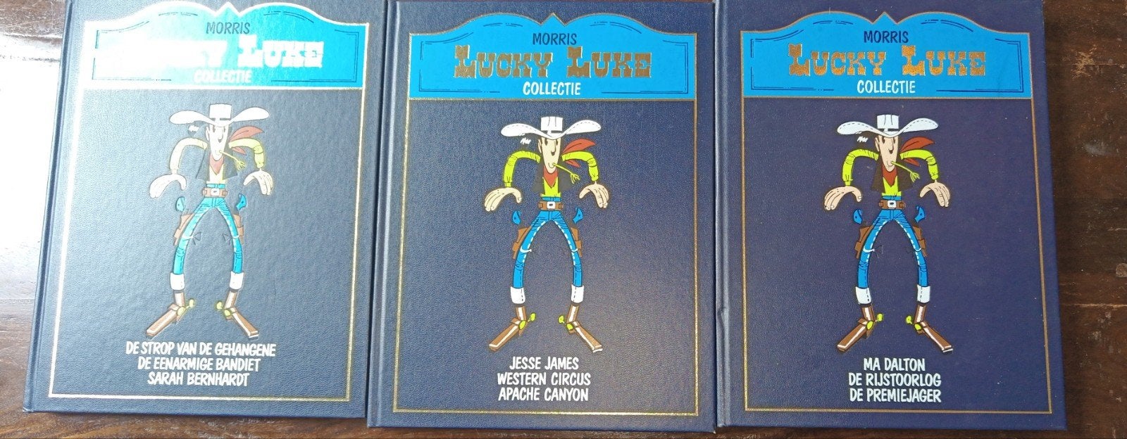 3 Luxe Lucky Luke Collectie Bundels - Hardcover ZGAN, Meerdere stripboeken, Ophalen of Verzenden, Zo goed als nieuw