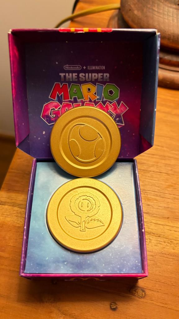Mcdonalds Mario Galaxy munten, Ophalen of Verzenden, Zo goed als nieuw