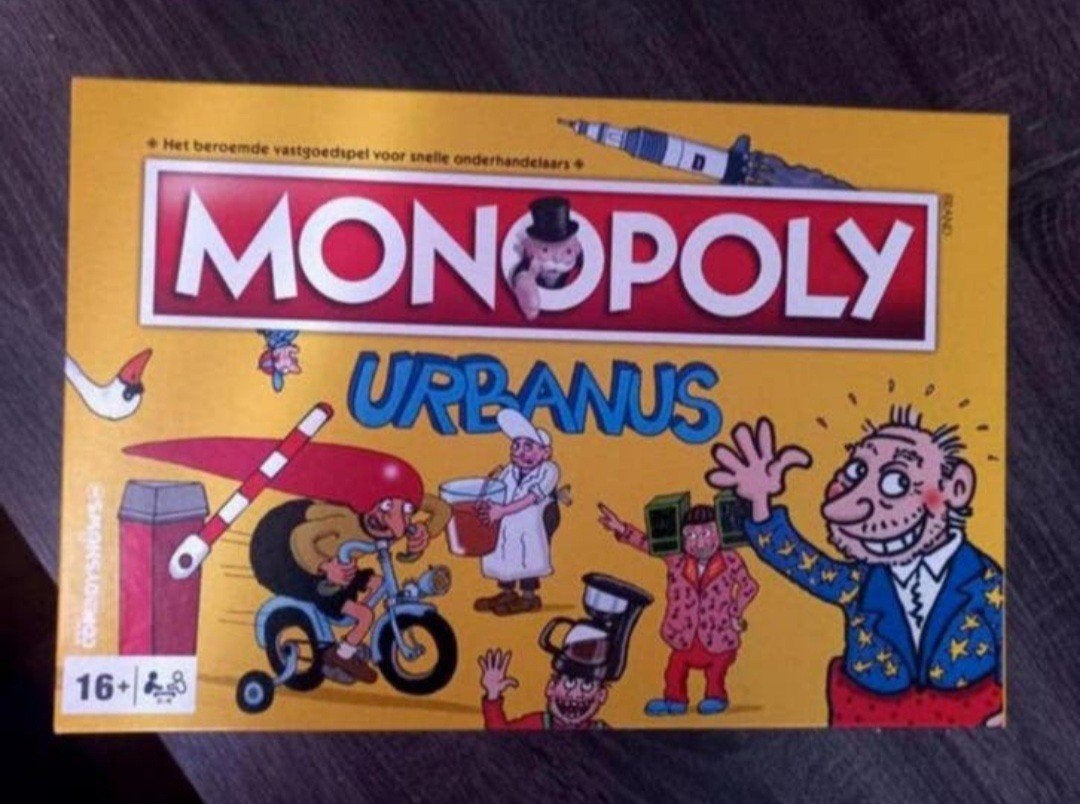 Monopoly Urbanus Bordspel - Complete Editie, Drie of vier spelers, Ophalen of Verzenden, Zo goed als nieuw, Parker