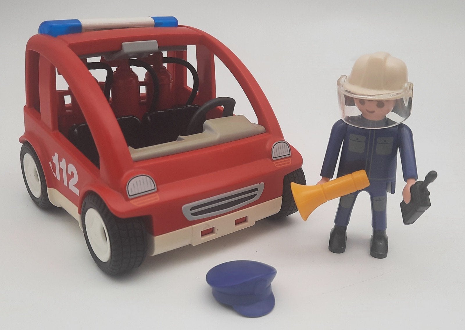 Playmobil 3177 Brandweer chef met auto, Complete set, Voertuig, Ophalen of Verzenden, Zo goed als nieuw