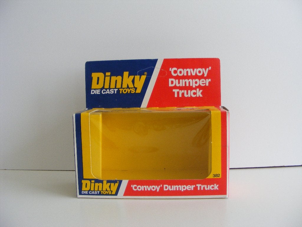 Dumper truck kiepwagen, dinky toys convoy 382 box only, Ophalen of Verzenden, Gebruikt, Bus of Vrachtwagen, Dinky Toys