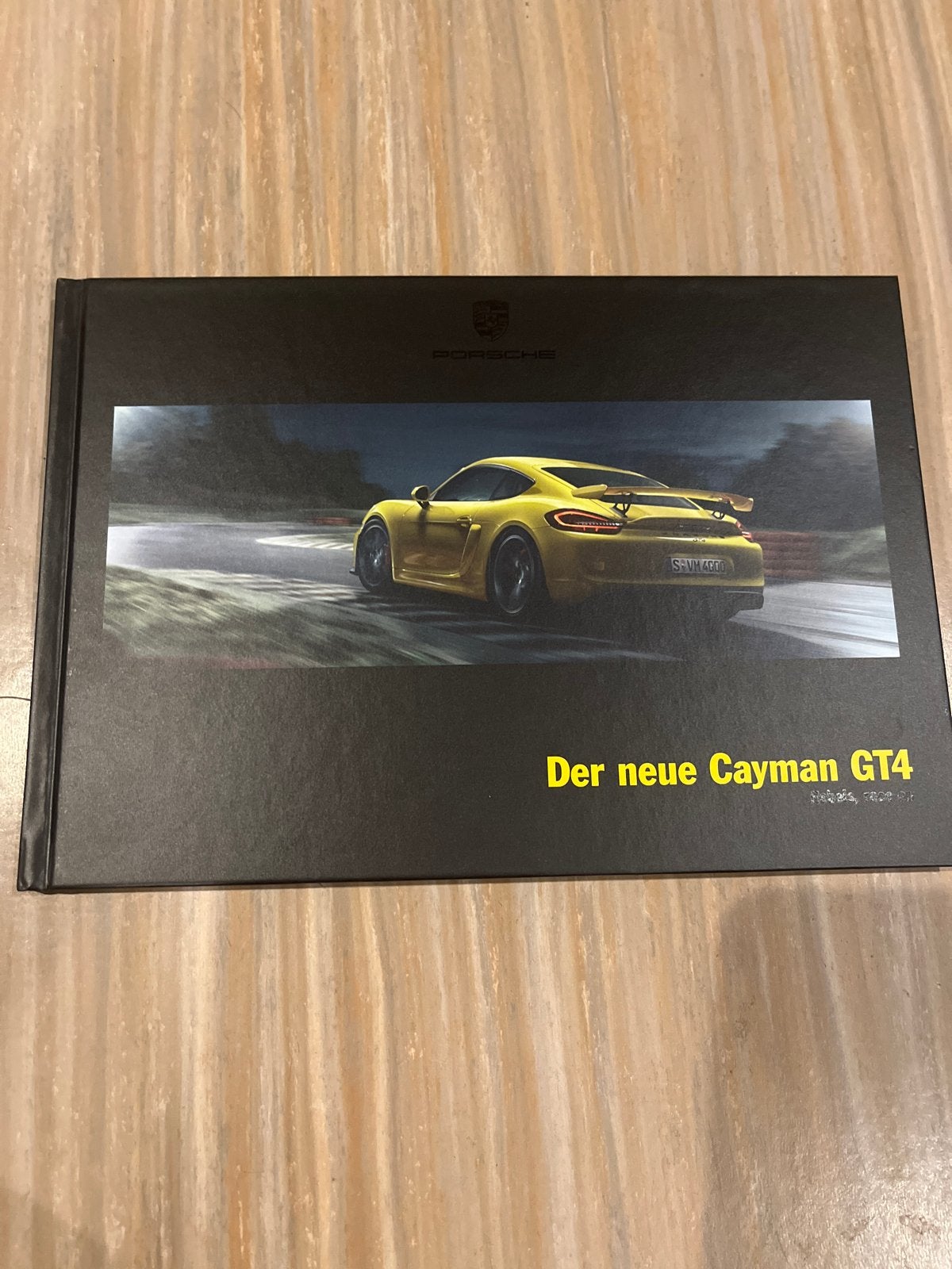 Porsche Cayman GT4 Catalogus - Duitstalig 2015, Ophalen of Verzenden, Zo goed als nieuw, Porsche