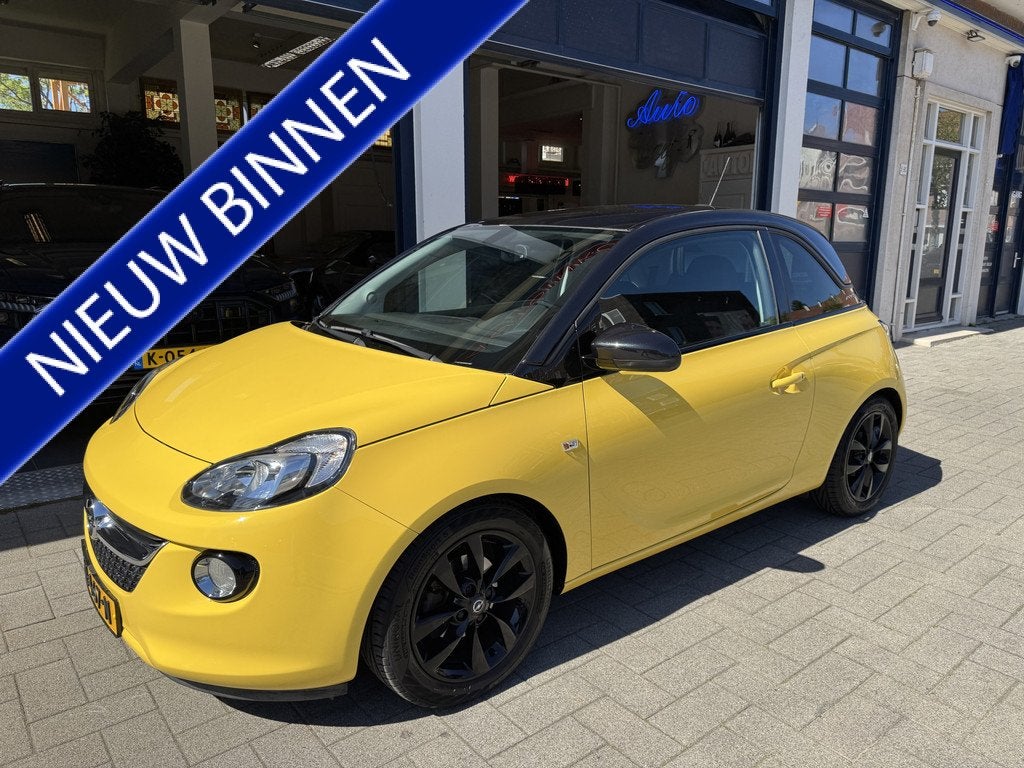 Opel ADAM 1.4 Unlimited AUTOMAAT/NAVI/CLIMA (bj 2016), ADAM, 4 cilinders, 4 stoelen, Leder en Stof