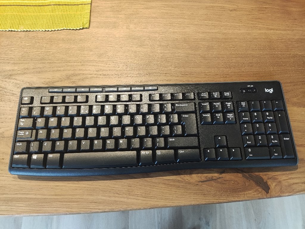 Nieuwstaat Logitech K270 ZONDER DONGLE, Logitech, Ophalen of Verzenden, Zo goed als nieuw, Draadloos