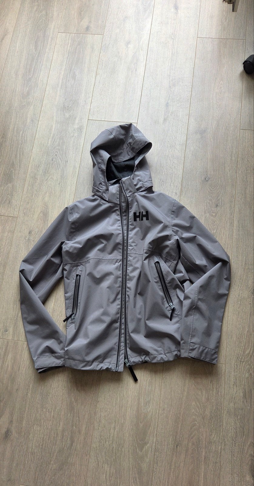 Helly hansen waterproof jacket, 164cm, Ophalen of Verzenden, Gedragen, Grijs, Helly Hansen